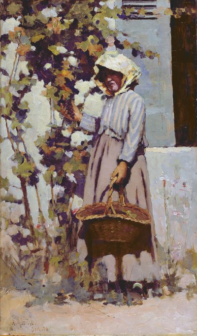 La Paysanne a Grez by Arthur Melville